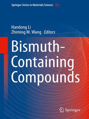 cover image of Bismuth-Containing Compounds